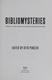 Cover of Bibliomysteries
