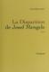 Cover of La disparition de Josef Mengele