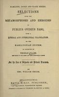 Cover of Metamorfosi
