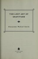 Cover of The lost art of gratitude