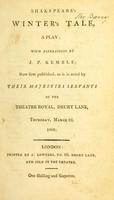 Cover of Winter's Tale