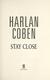 Cover of Stay Close