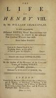 Cover of King Henry VIII
