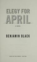 Cover of Elegy for April