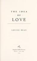 Cover of The idea of love