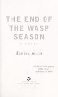 Cover of The end of the wasp season