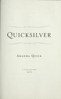 Cover of Quicksilver