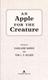 Cover of An apple for the creature