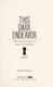 Cover of This dark endeavor