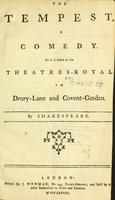 Cover of The Tempest