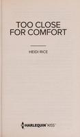 Cover of Too close for comfort