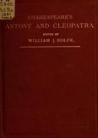 Cover of Antony and Cleopatra