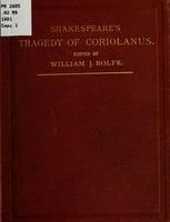 Cover of Coriolanus