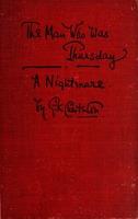 Cover of The Man Who Was Thursday