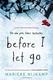 Cover of Before I let go