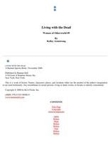 Cover of Living with the Dead